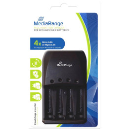 Mediarange 191 batterij snellader 4 kanaals (alternatief voor Camelion bc-1007)